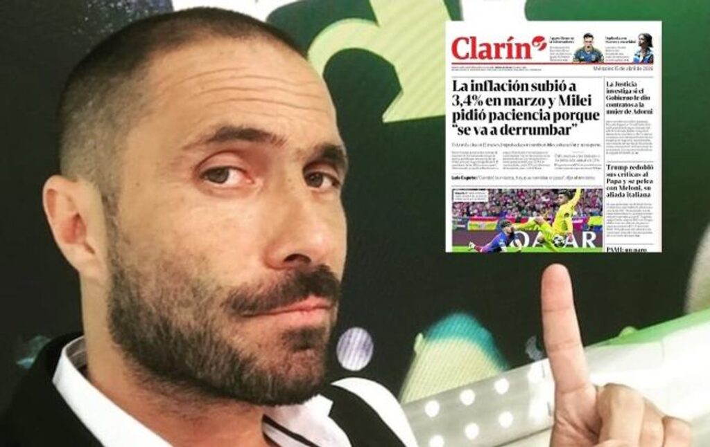 Martín Souto estalló contra la tapa de Clarín: “¿Es joda, no?”