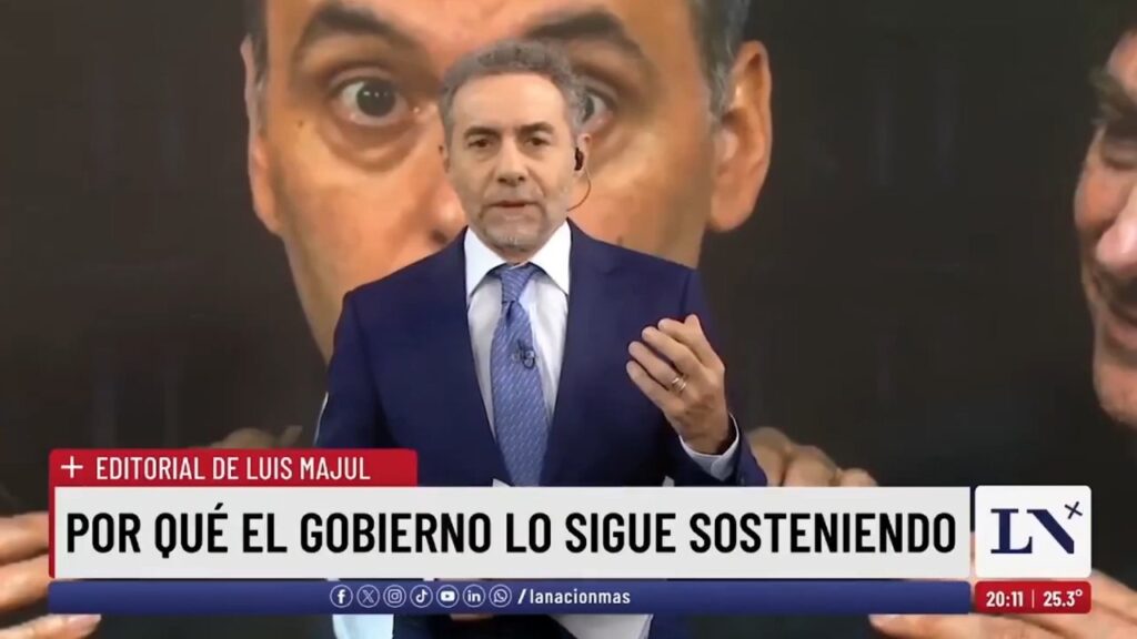 Para defender al Gobierno en el escándalo de Adorni, Majul reconoció la corrupción que existe en esta gestión