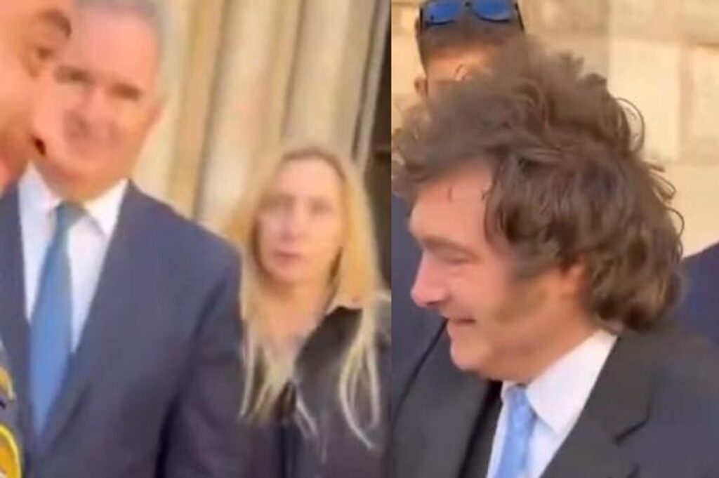 Una periodista incomodó a Milei con una pregunta sobre el Papa Francisco y la seguridad la apartó: las redes explotan por la intervención de Karina