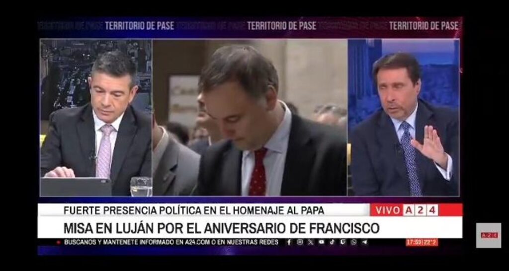 Para evitar a Adorni, Villarruel se bajó de la misa por el Papa Francisco y Feinmann estalló: “Conventillera y patética“
