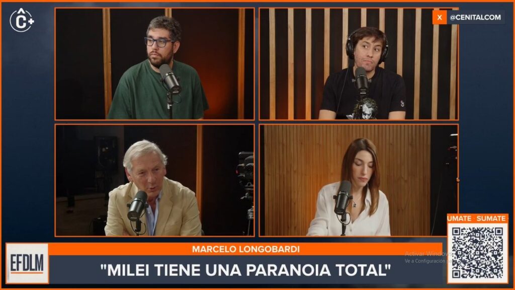 Longobardi: “Milei es un fanático, y los fanáticos no aceptan la discusión, el que no piensa como él es un inmoral”