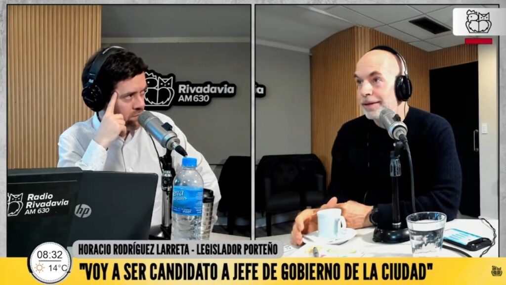 Horacio Rodríguez Larreta: “Voy a ser candidato a Jefe de Gobierno, la Ciudad está triste, abandonada”