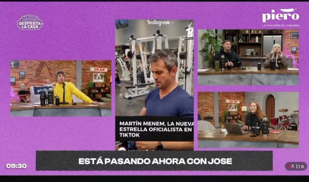 Robertito derrapó en vivo con un comentario sexista y calentón sobre “las tetas” de Martín Menem