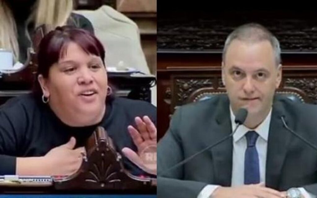 “Hoy sí tiene cara de deslomado”: la tremenda delirada que le pegó Natalia Zaracho a Adorni en la cara