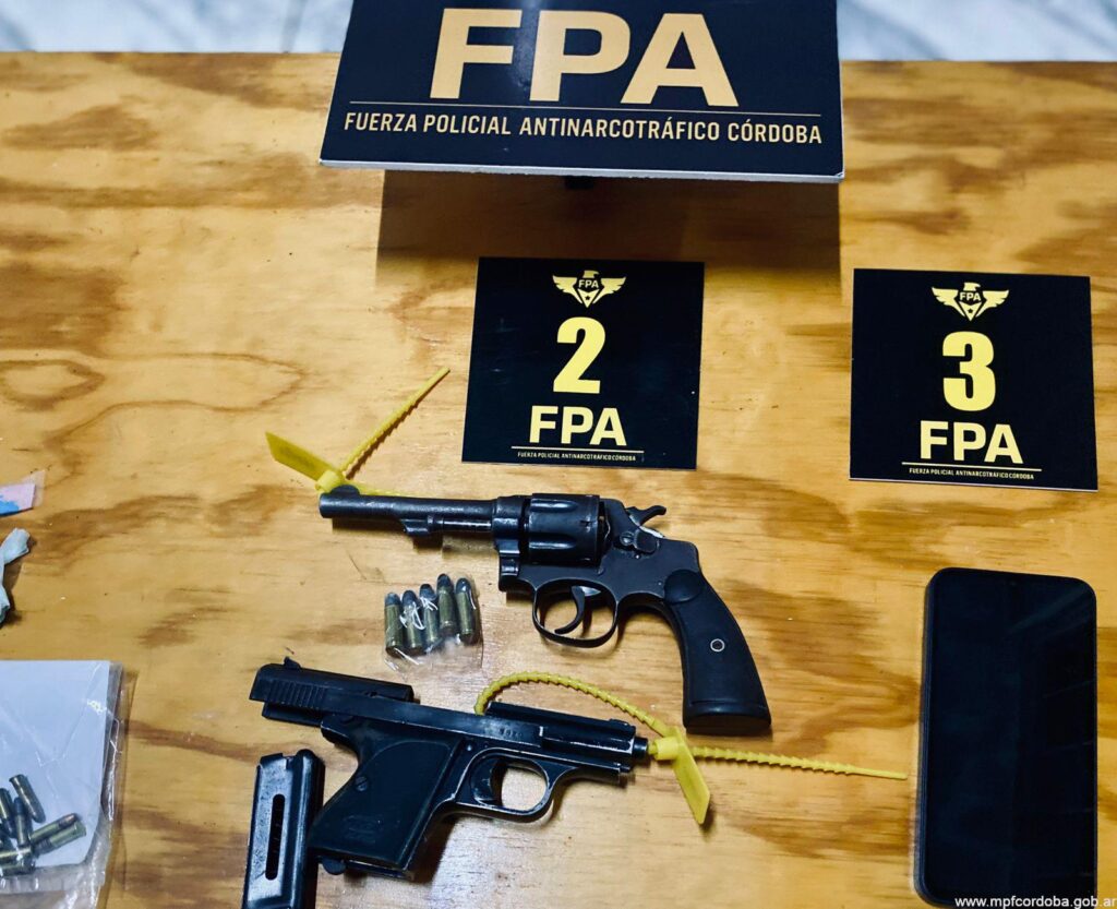 SAN FRANCISCO: FPA DESBARATÓ UNA BANDA FAMILIAR QUE REALIZABA DELIVERY DE DROGAS. CUATRO DETENIDOS