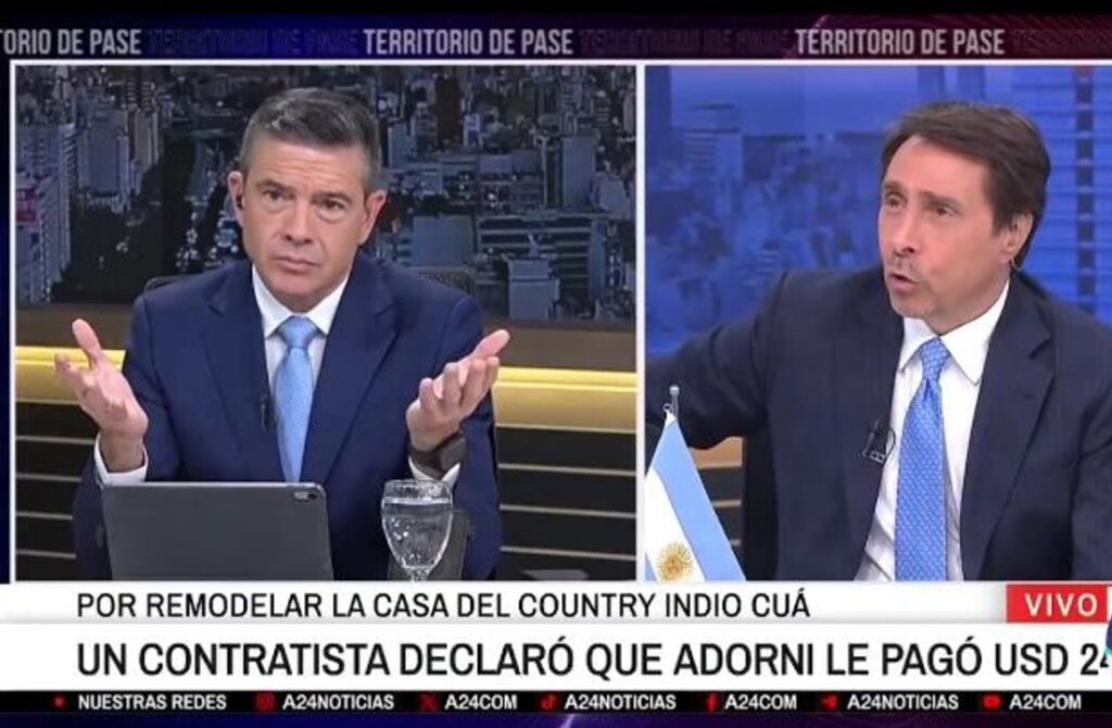 Clima de funeral en A24 por Adorni: apagado y desganado, Feinmann aseguró que el gobierno recibió “una piña en el mentón”