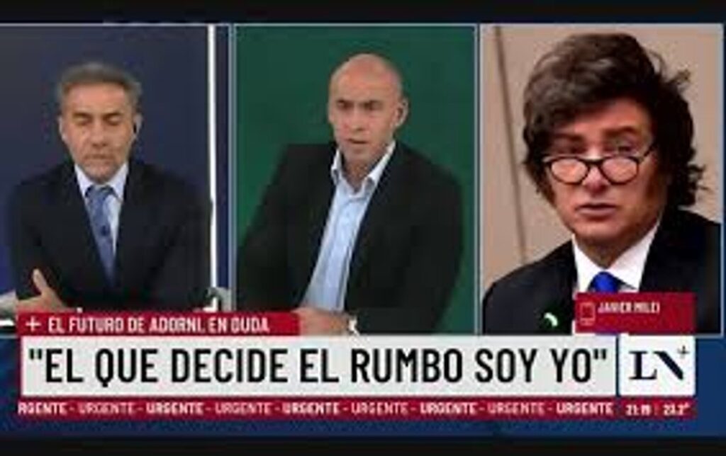 El descargo de Majul tras el reto en vivo que le hizo Milei a él y a Trebucq en La Nación+