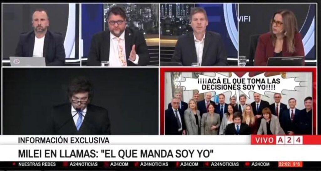 “No me interrumpas, el que manda soy yo”: los gritos de Milei a Patricia Bullrich en la reunión de gabinete
