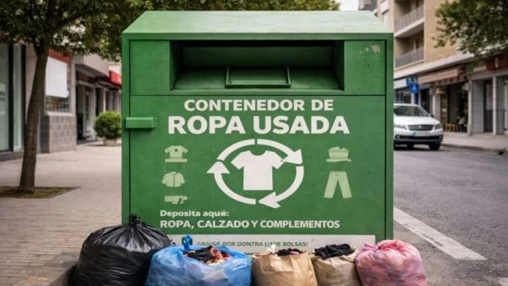 Así son los contenedores inteligentes para reciclar la ropa vieja en España