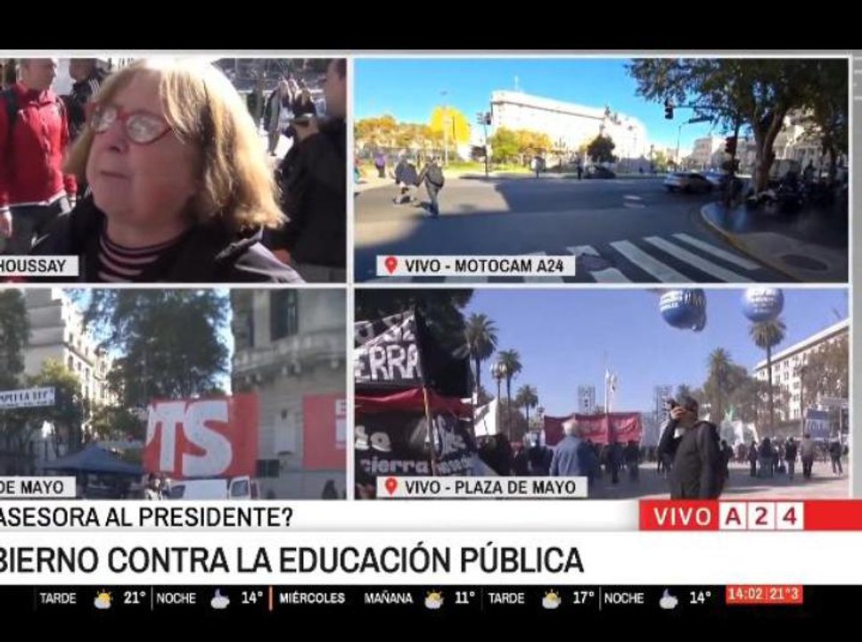 Tenso momento en A24: Fabián Rubino hizo una insólita pregunta y la docente universitaria le puso los puntos en vivo