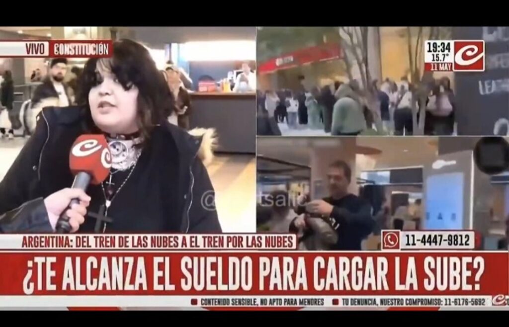 Se enteró en vivo del tarifazo en los trenes y explotó de bronca: “Es una mierda boludo, una verga"