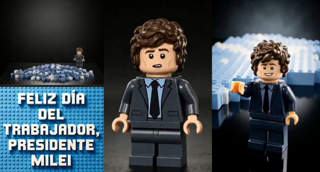 Los memes por el insólito video autorreferencial que subió Milei en el 1 de Mayo