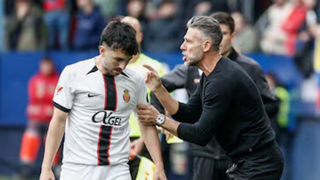 Demichelis lo hizo otra vez: mandó al frente a un futbolista de Mallorca y se le pudrió el vestuario