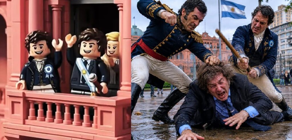 Repudio y memes por el video que compartió Javier Milei por el 25 de Mayo, como un prócer a la altura de Manuel Belgrano