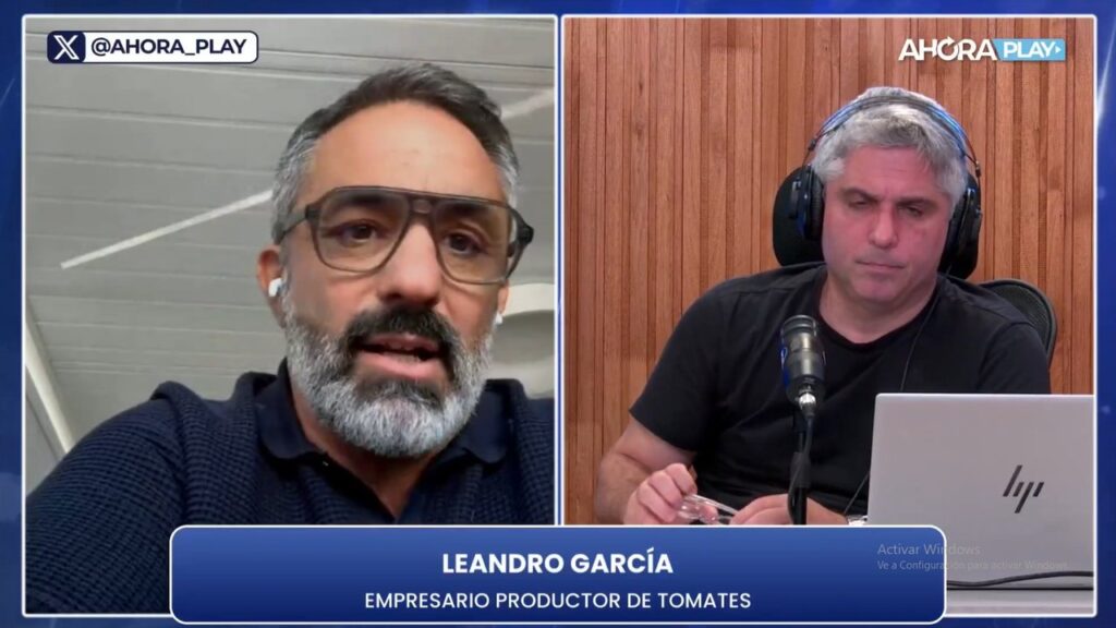 Leandro García, productor: “Nunca pasó que el tomate, que es un consumo esencial, caiga en el consumo masivo”
