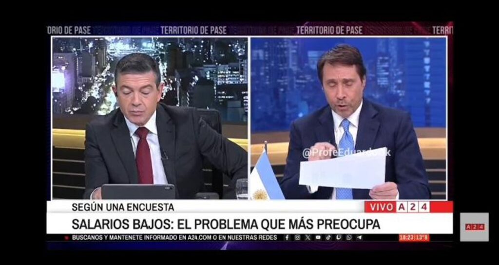 Feinmann mostró una encuesta que complica al Gobierno y evidencia el pesimismo de la gente