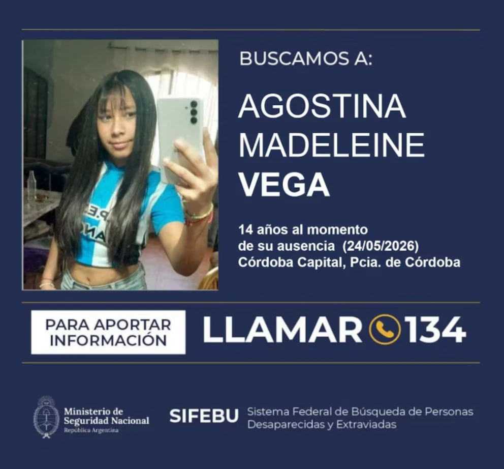 Quién es el único detenido por la desaparición de la nena de 14 años en Córdoba: tiene un vínculo clave con la familia