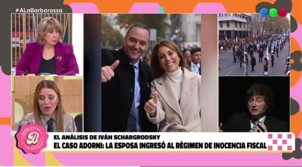 Papelón: Brey quiso bancar a Adorni, dijo que “actúa inteligentemente”, pero Georgina Barbarossa y compañía le fueron a la yugular