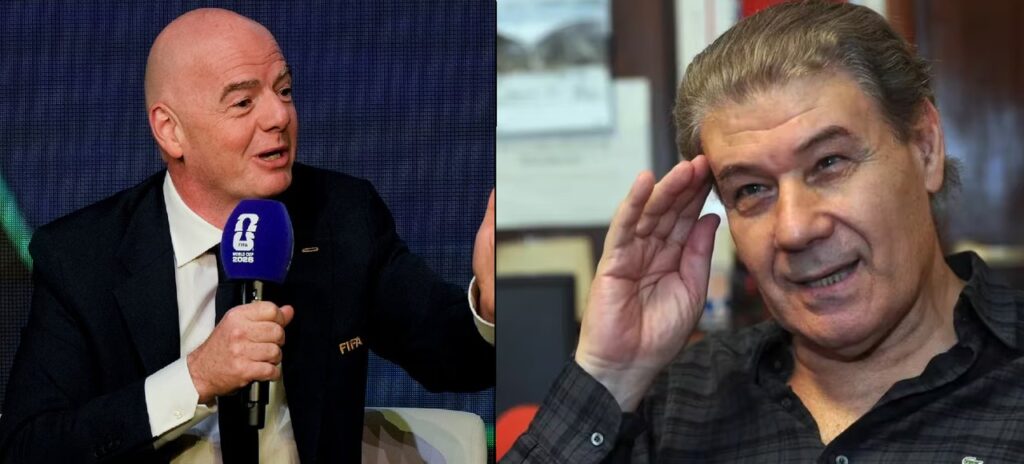 Víctor Hugo fulminó a Infantino por nombrarlo en un homenaje de la FIFA a Maradona