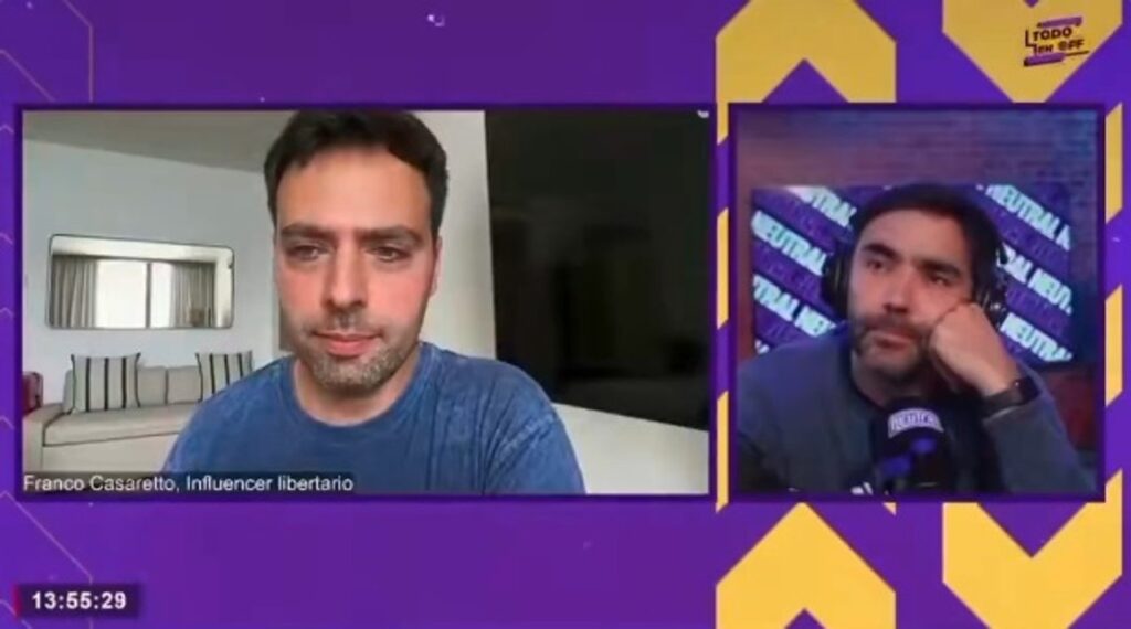 El trol libertario Fran Casaretto confesó que al menos dos políticos le pagaron para que no hable de ellos