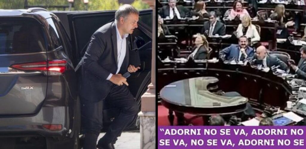 “Adorni no se va…”, los memes por el vergonzoso cantito de diputados libertarios en el Congreso