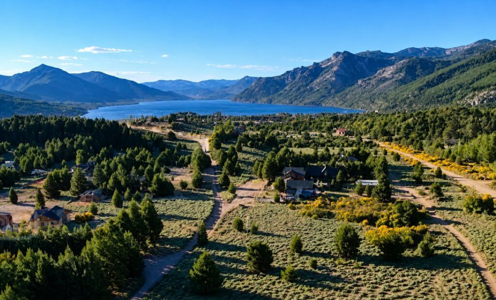 El paraíso oculto de la Patagonia junto a un lago: apenas 219 habitantes y una calma que parece de otra época