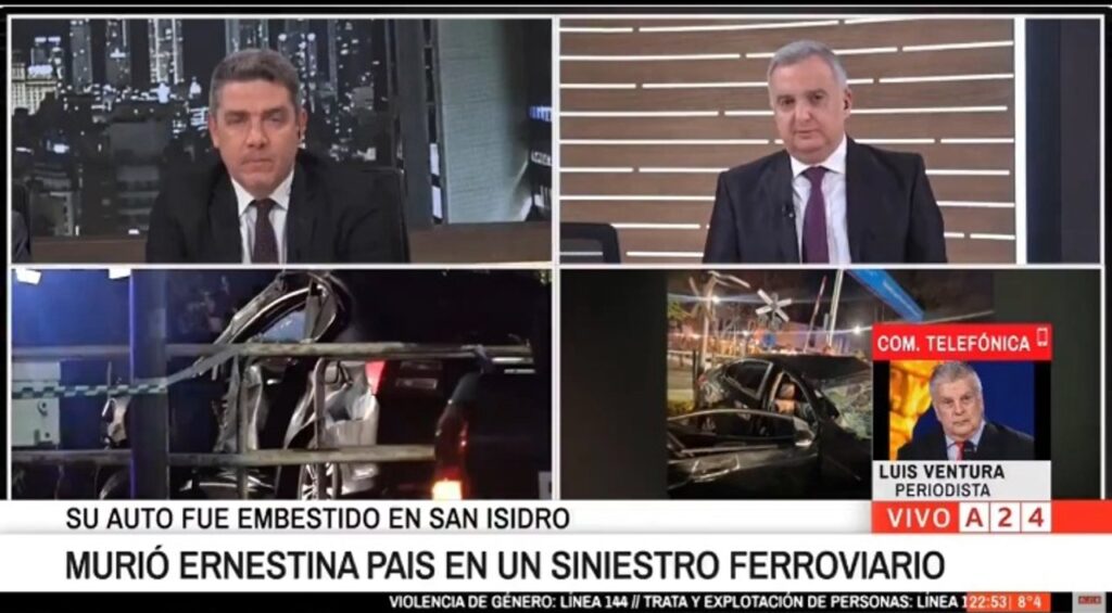 El desafortunado comentario de Luis Ventura sobre Ernestina Pais: provocó un incómodo momento y luego pidió perdón en vivo