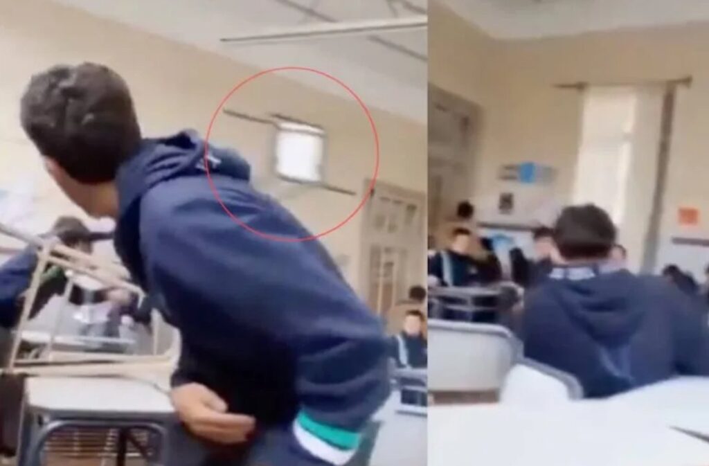 Un alumno de 17 años le fracturó la mandíbula y el cráneo a un profesor que le tiró el celular
