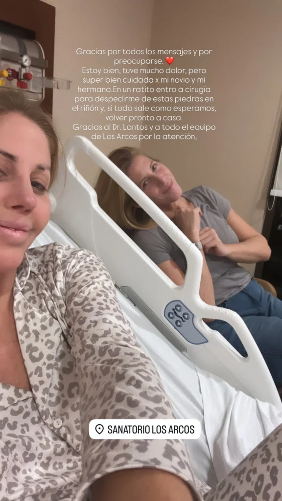 Barbie Simons fue internada de urgencia y habló desde la clínica: “Tuve mucho dolor”