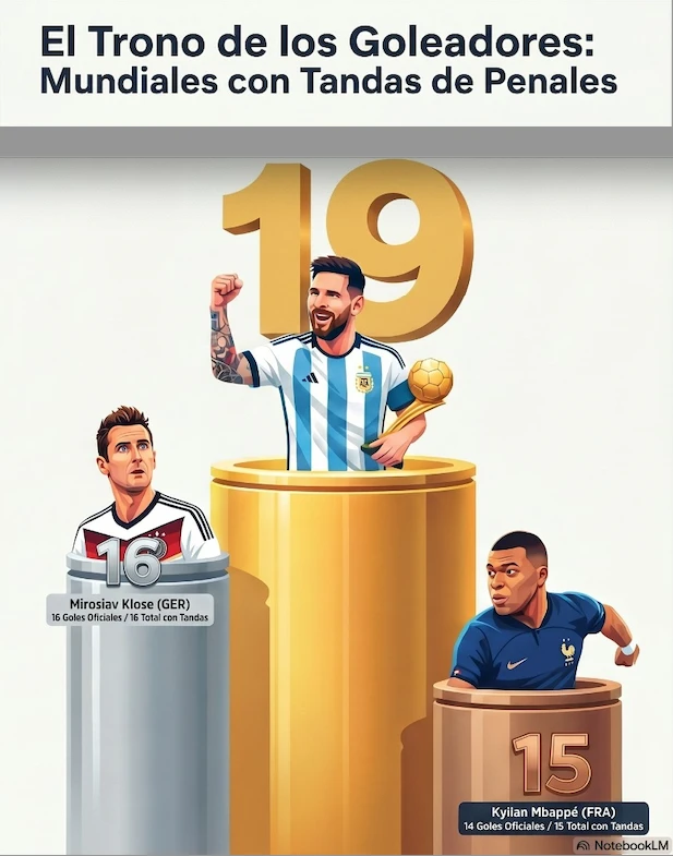 El "récord fantasma" de Messi en el Mundial 2026: ¿Cuál es la controvertida regla de la FIFA que no le permite estar tres goles por encima del resto?