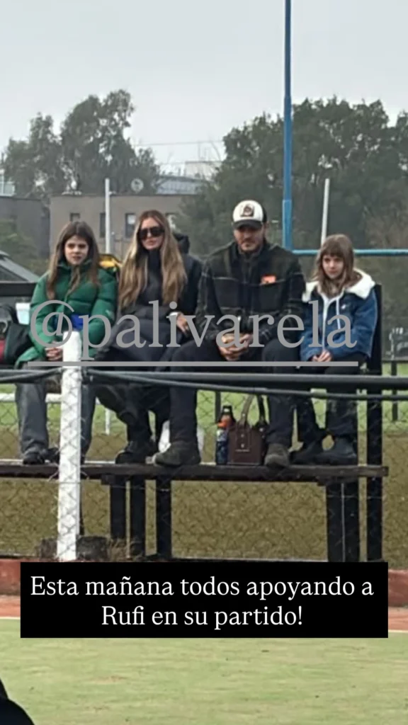 Familia ensamblada: así fue el encuentro de Mauro Icardi, sus hijas, La China Suárez, Nico Cabré, Rocío Pardo y Rufina