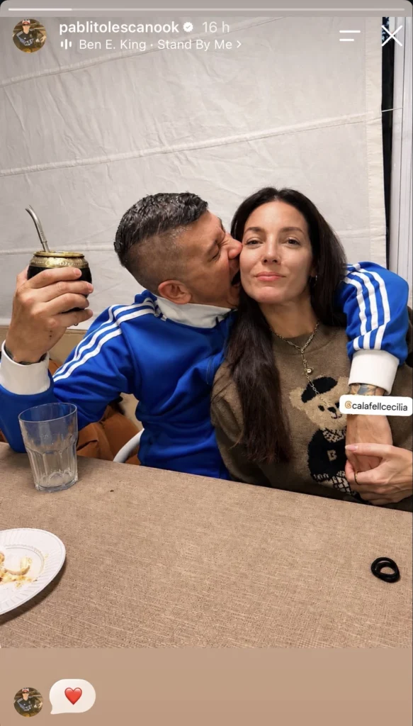 La foto que confirmaría la reconciliación de Pablo Lescano y Cecilia Calafell